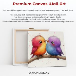 Colorful Birds Art