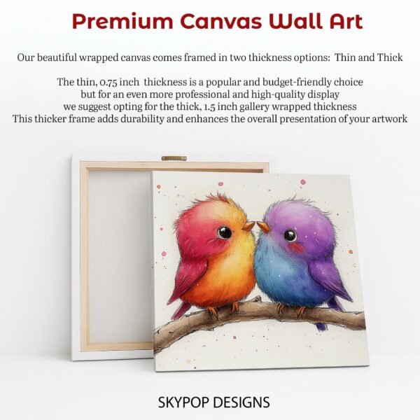 Colorful Birds Art