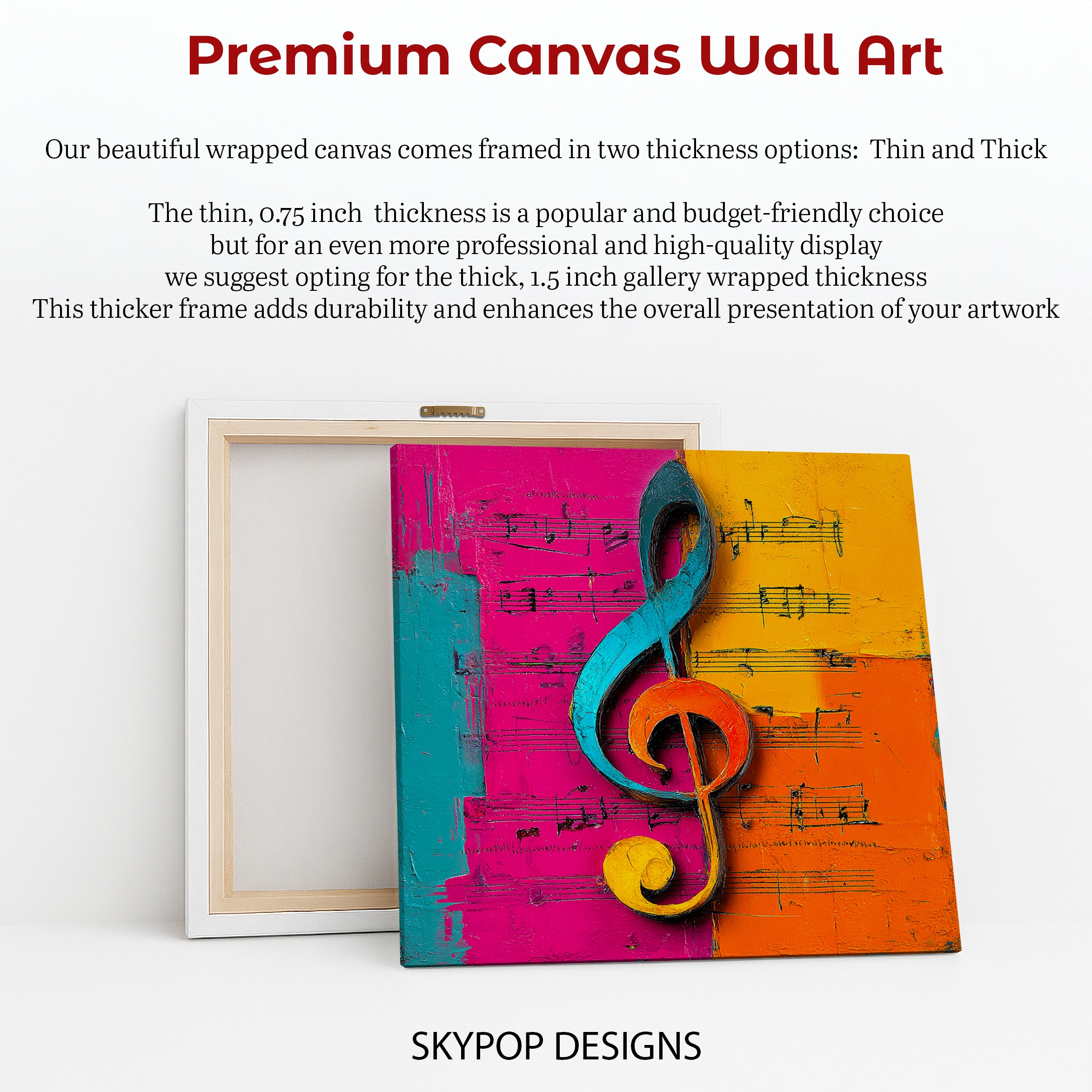 6.jpg Vibrant Treble Clef Art