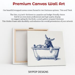 Donkey Bath Art
