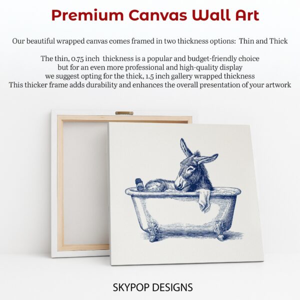 Donkey Bath Art