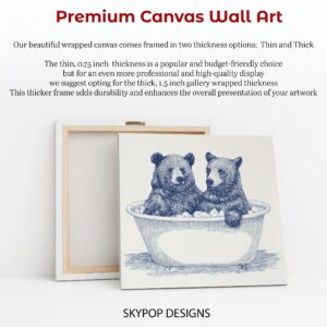 Bear in Bathtub Art