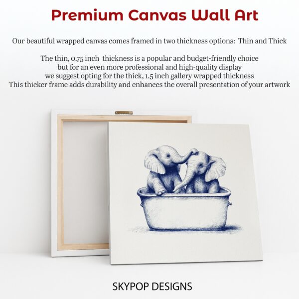 Elephant Bathtub Art