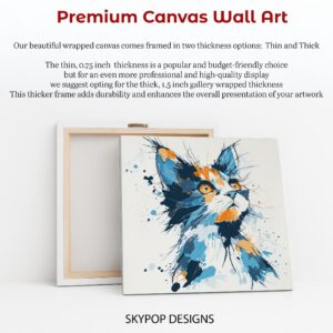 Cat Splatter Art