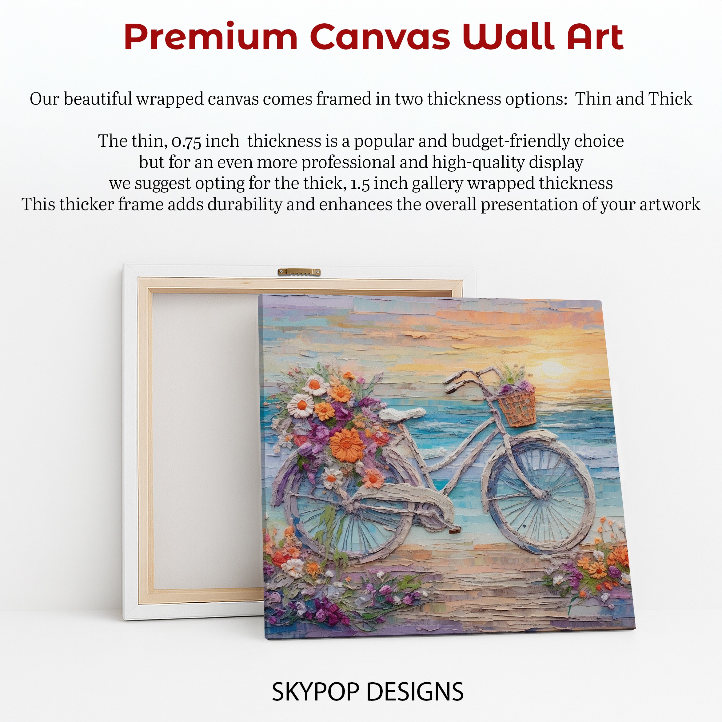 6.jpg Seaside Bicycle Bloom Art