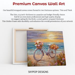 Beach Bicycle Bliss Art