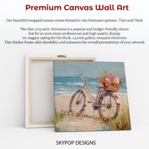 Beach Bicycle Bliss Art