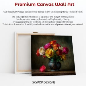 Vibrant Rose Bouquet Art
