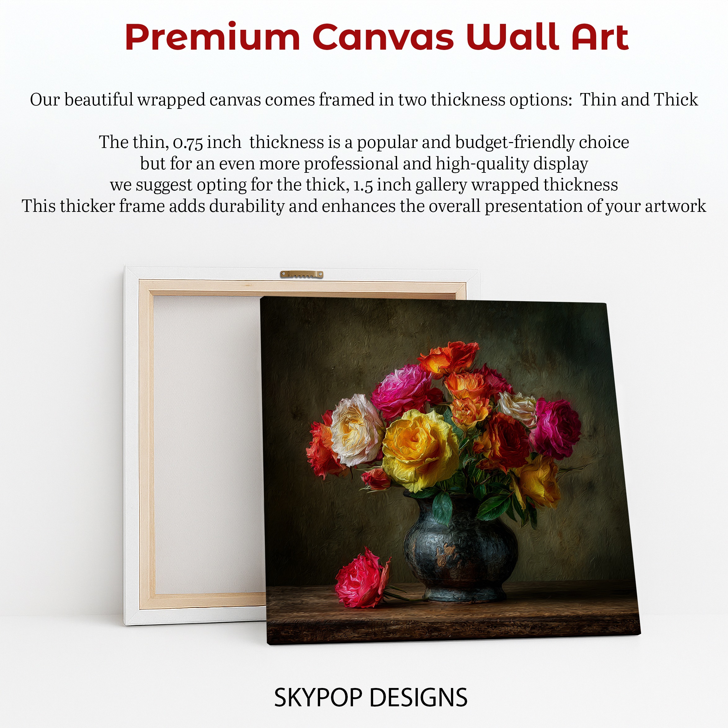 6.jpg Vibrant Rose Bouquet Art