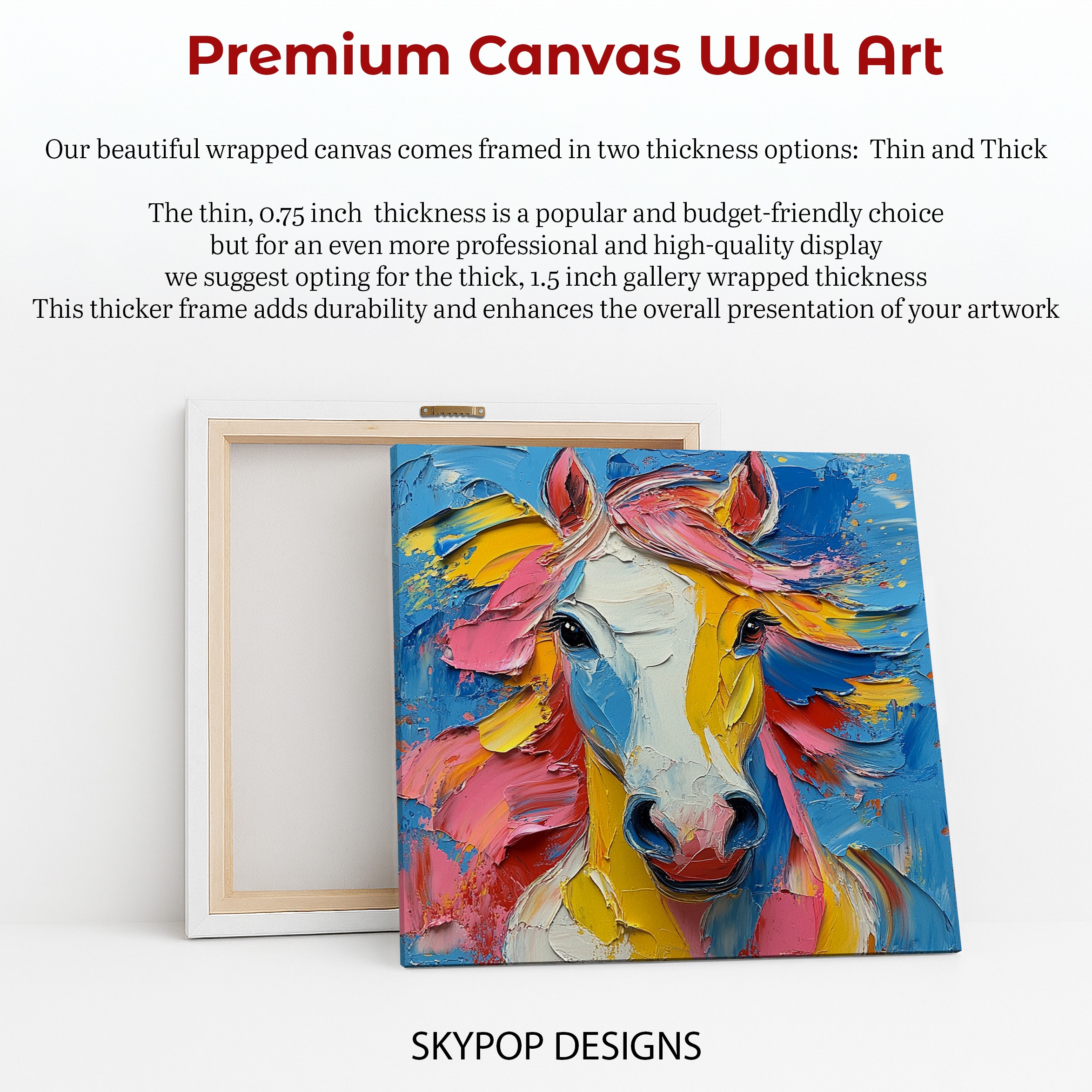 6.jpg Colorful Horse Art