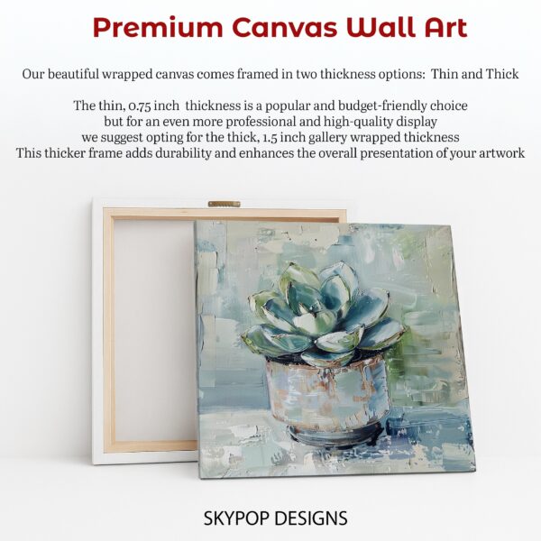 Succulent Serenity Art