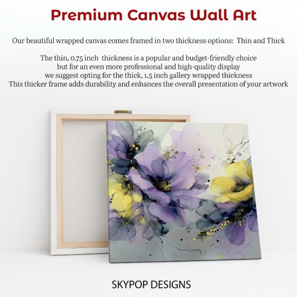 Lavender and Lemon Bloom Art