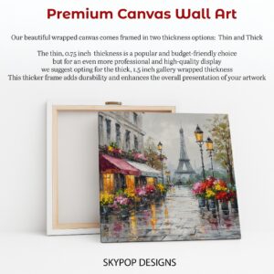 Paris Street Scene Art