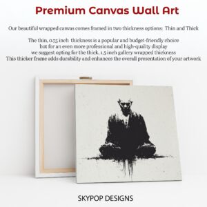 Zen Meditation Silhouette Art