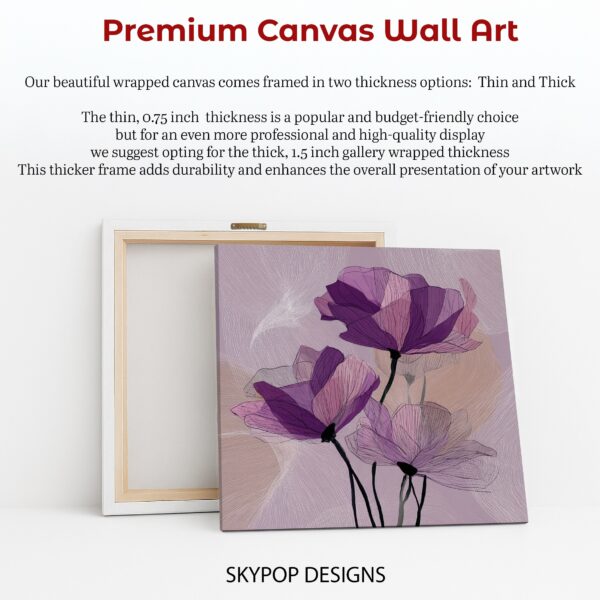 Purple Poppy Art