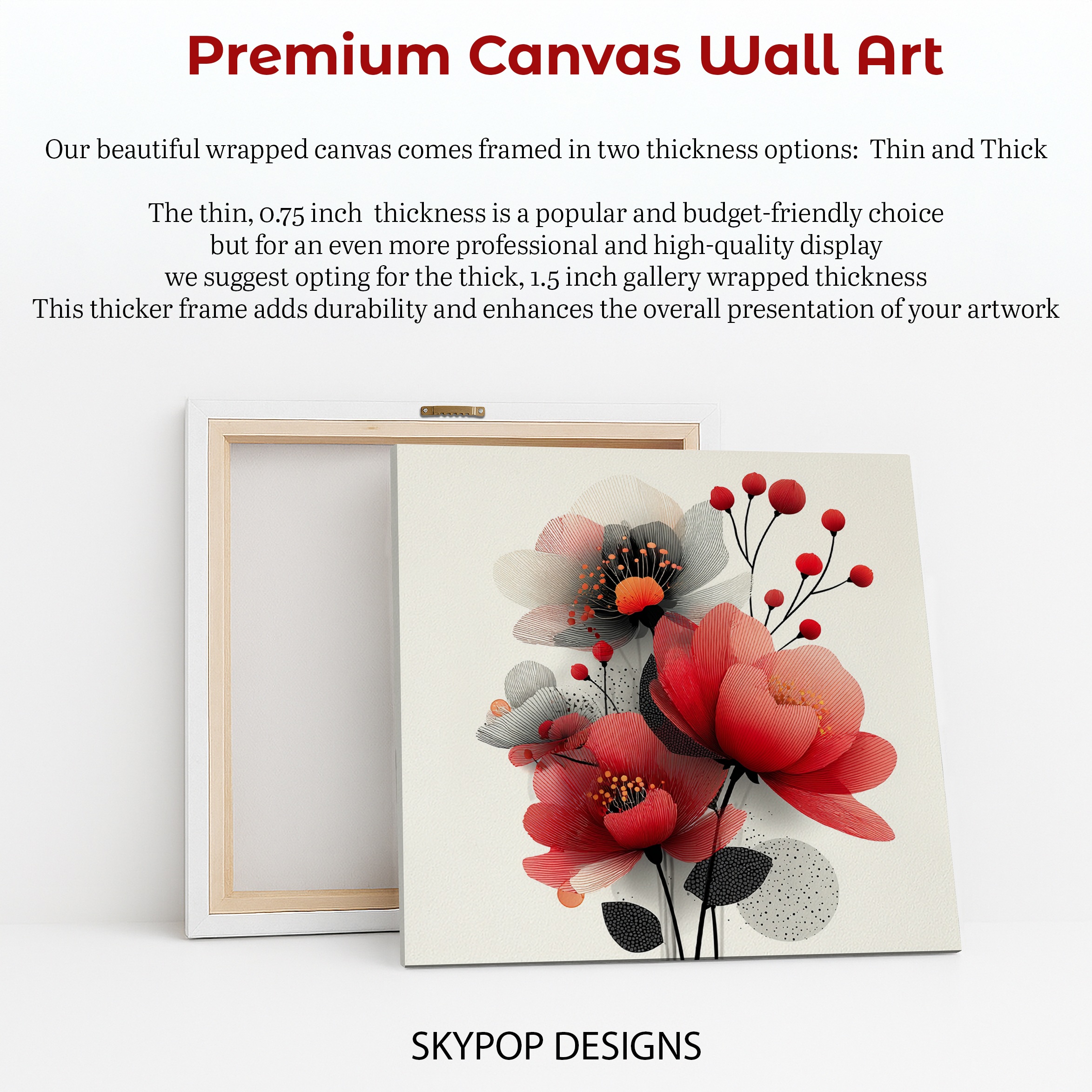 6.jpg Red Poppy Bloom Art