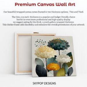 Modern Botanical Bouquet Art