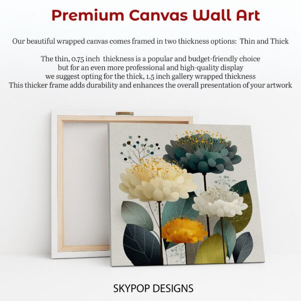 Modern Botanical Bouquet Art