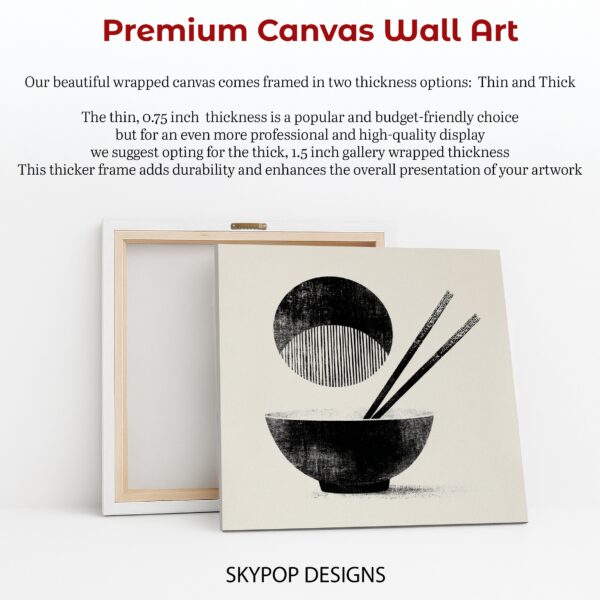Zen Chopsticks Bowl Art