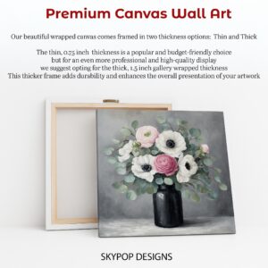 Elegant Floral Vase Art