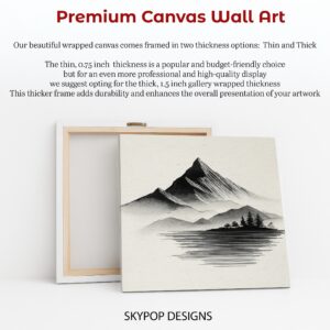 Mountain Reflection Art