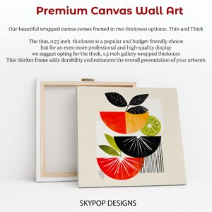 Citrus Geometric Art