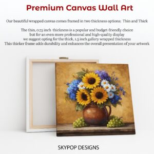 Sunflower Bouquet Art