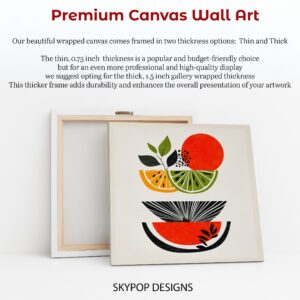 Citrus Abstract Bowl Art
