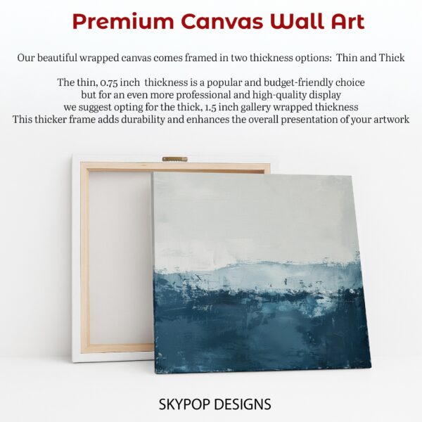 Coastal Horizon Abstract Art