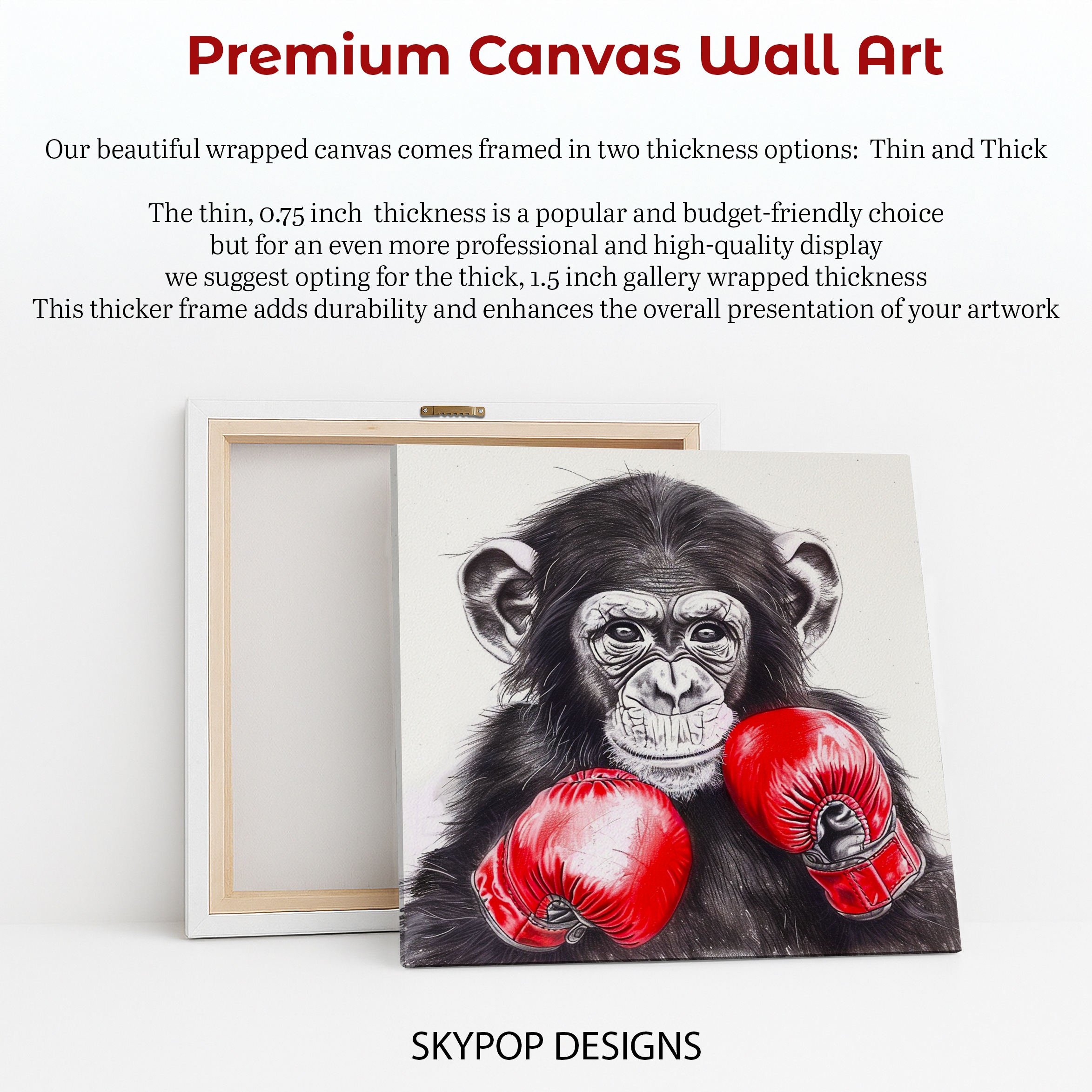 6.jpg Chimpanzee Boxing Art