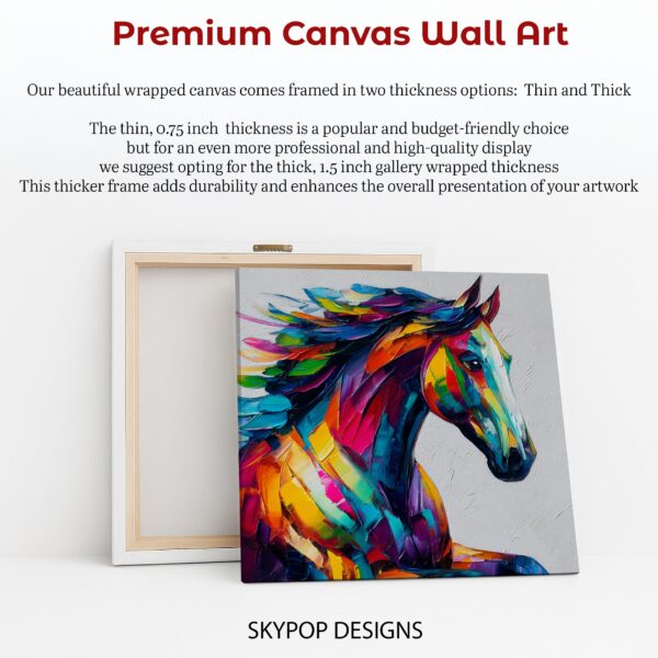 Colorful Horse Art