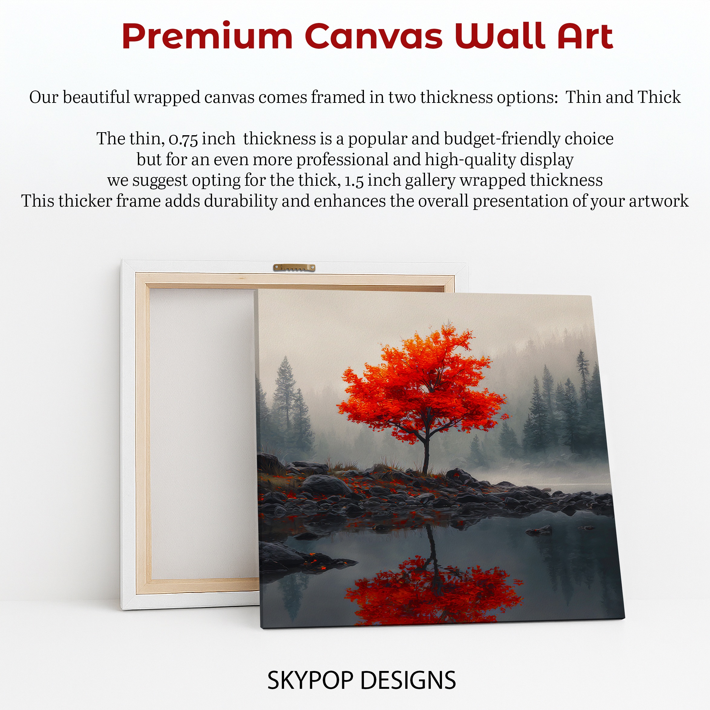 6.jpg Autumn Reflection Tree Art