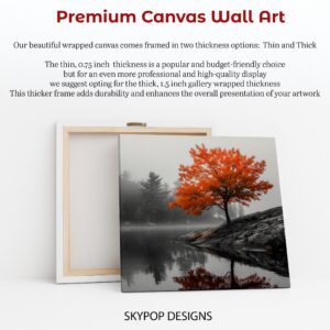 Autumn Reflection Tree Art