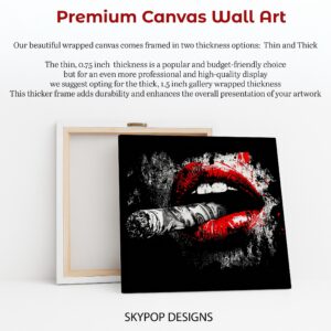 Money Lips Art