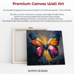 Butterfly Art Canvas or Poster