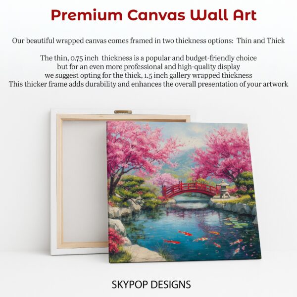 Cherry Blossom Bridge Art