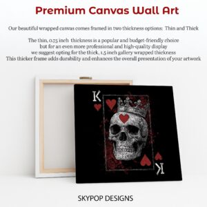 King of Hearts Skull Art