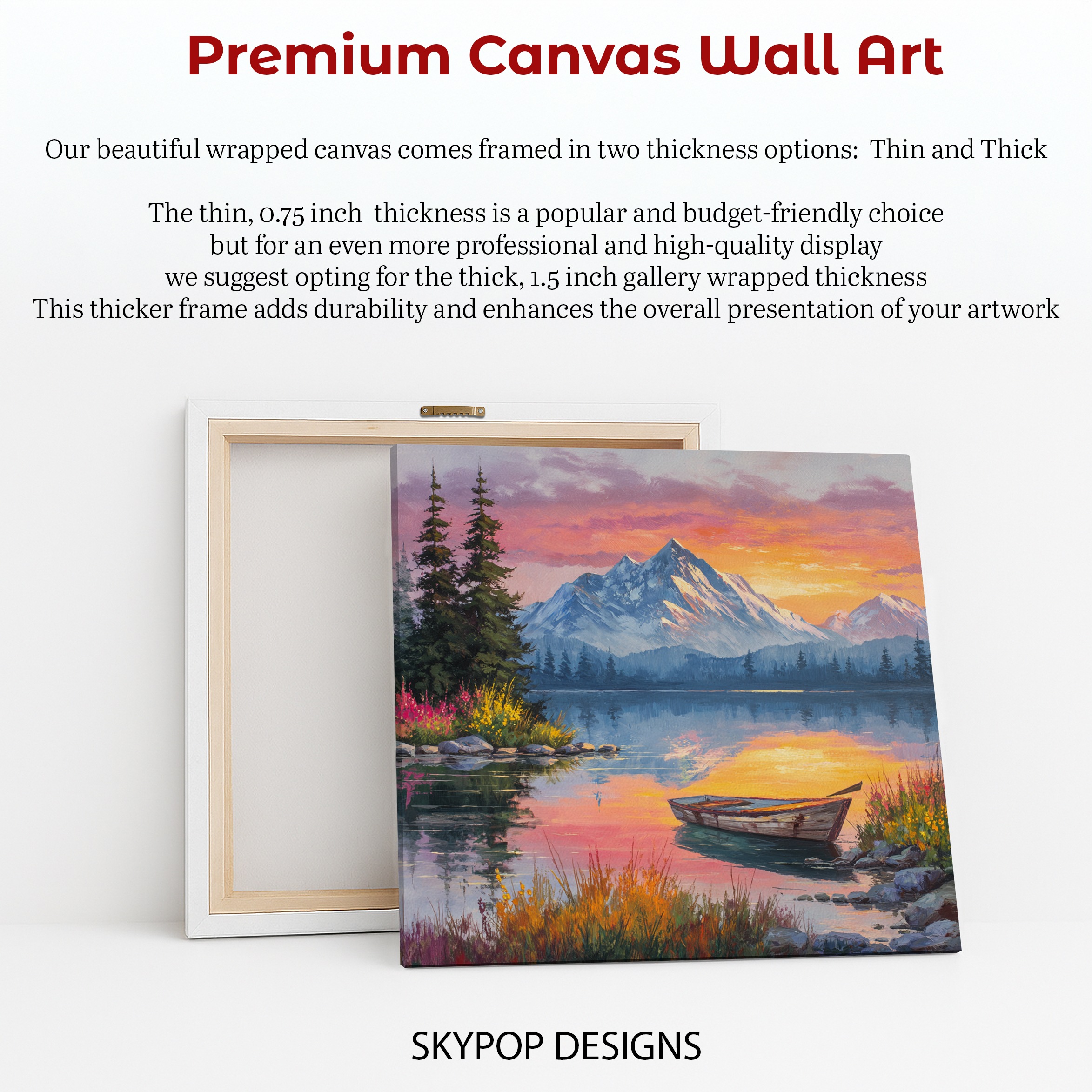 6.jpg Mountain Lake Sunset Art