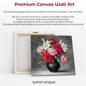 Red Rose Bouquet Art
