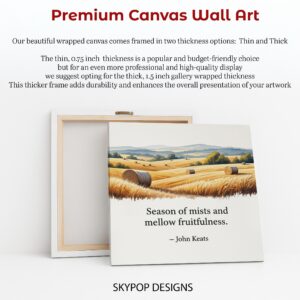 Golden Harvest Fields Art