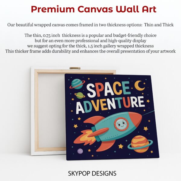 Space Adventure Rocket Art