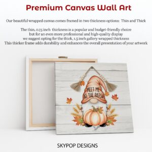 Autumn Gnome Pumpkin Patch Art