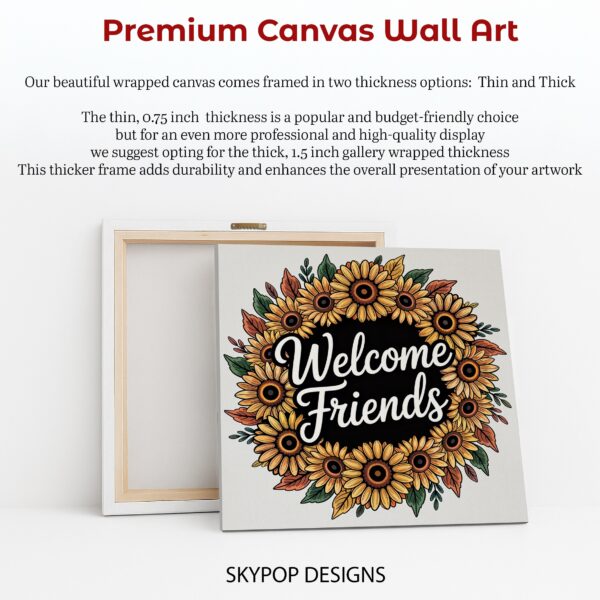 Sunflower Welcome Sign Art