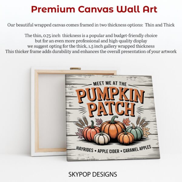 Autumn Pumpkin Patch Art