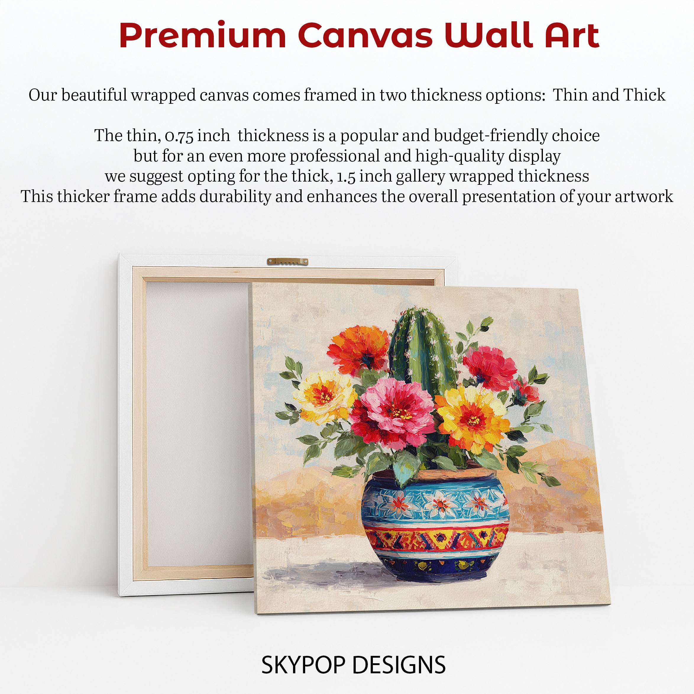 6.jpg Cactus and Wildflower Bouquet Art