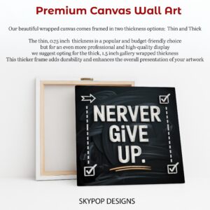 Never Give Up Art