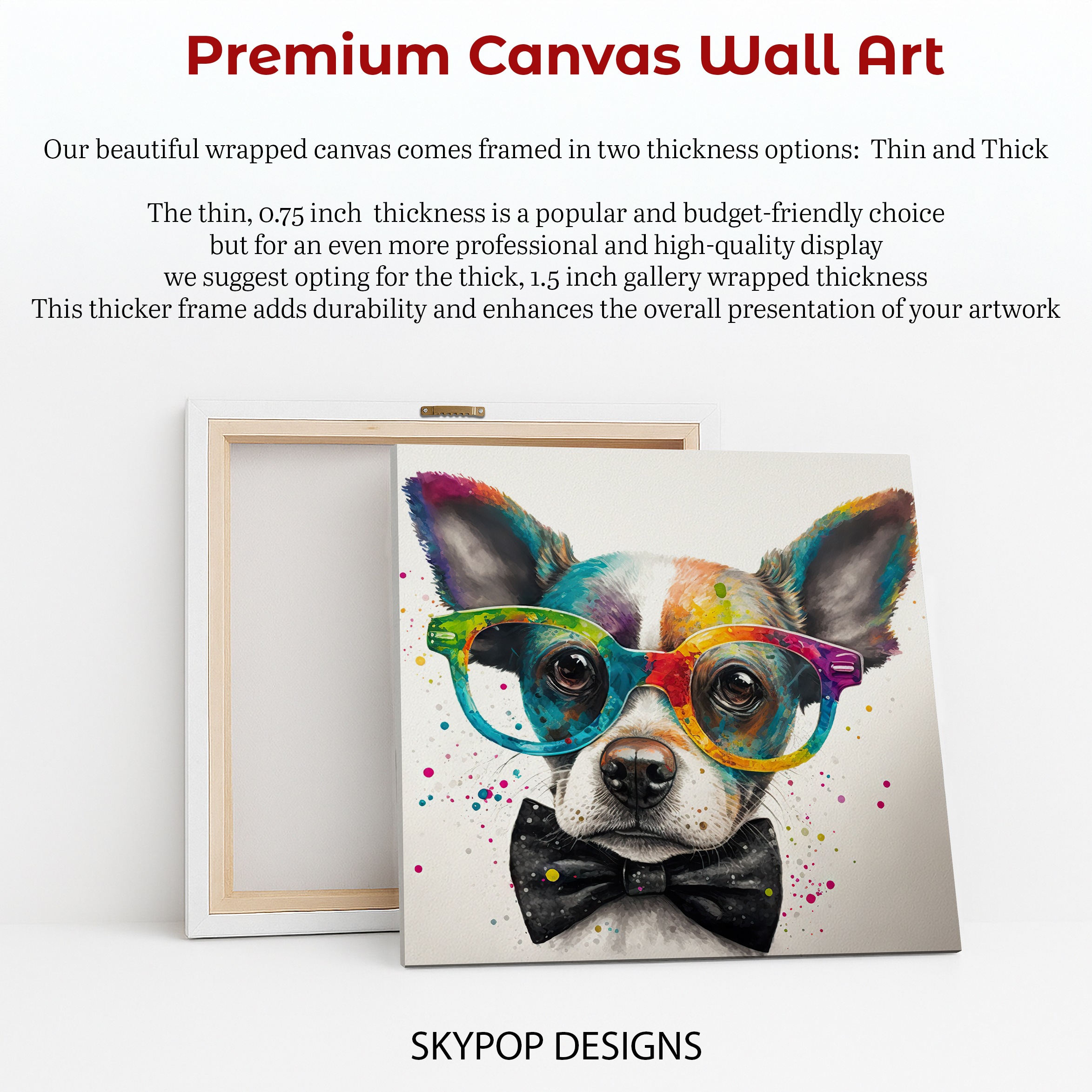 6.jpg Dog With Glasses Art