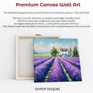 Lavender Field Art