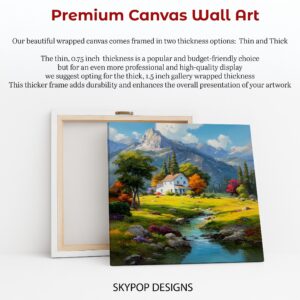 Mountain Cabin Serenity Art