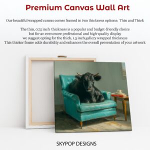 Cow Armchair Art